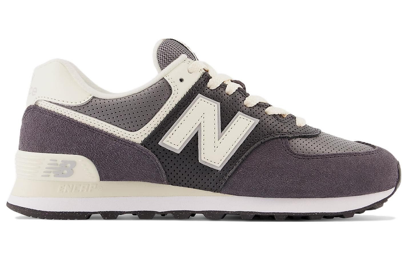 574 New Balancev2 'Black Grey Cream'