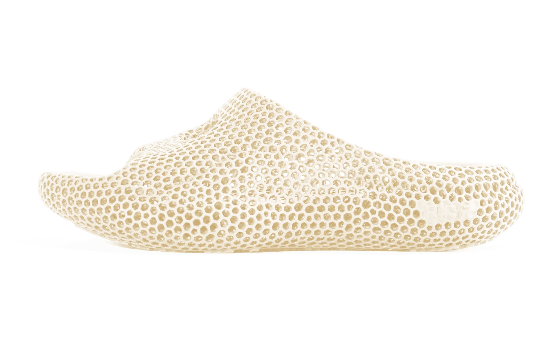 R CIYUANYUAN 3D Printing TPU Versatile, Slide Slippers Ivory White