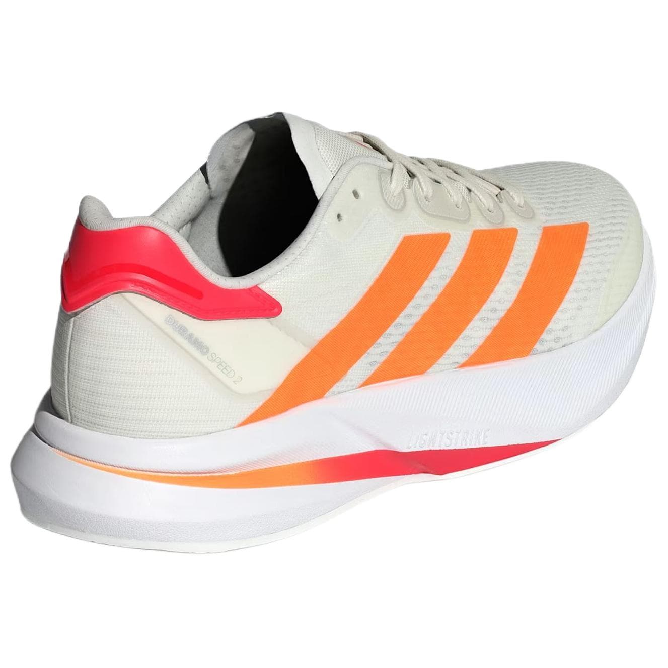Adidas Duramo Speed 2 Comfortable Breathable Support Lightweight White Orange