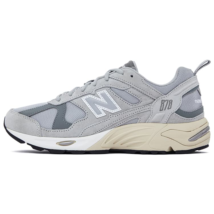 New Balance NB 878 Minimalist Style Textile, Pigskin Breathable City Commuting Wander Gray