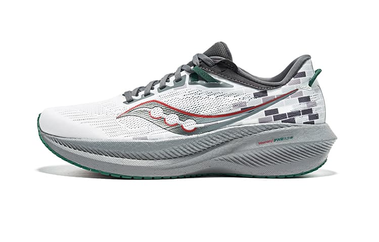 Saucony Triumph 21 Lowtop City Commuting Gray Green