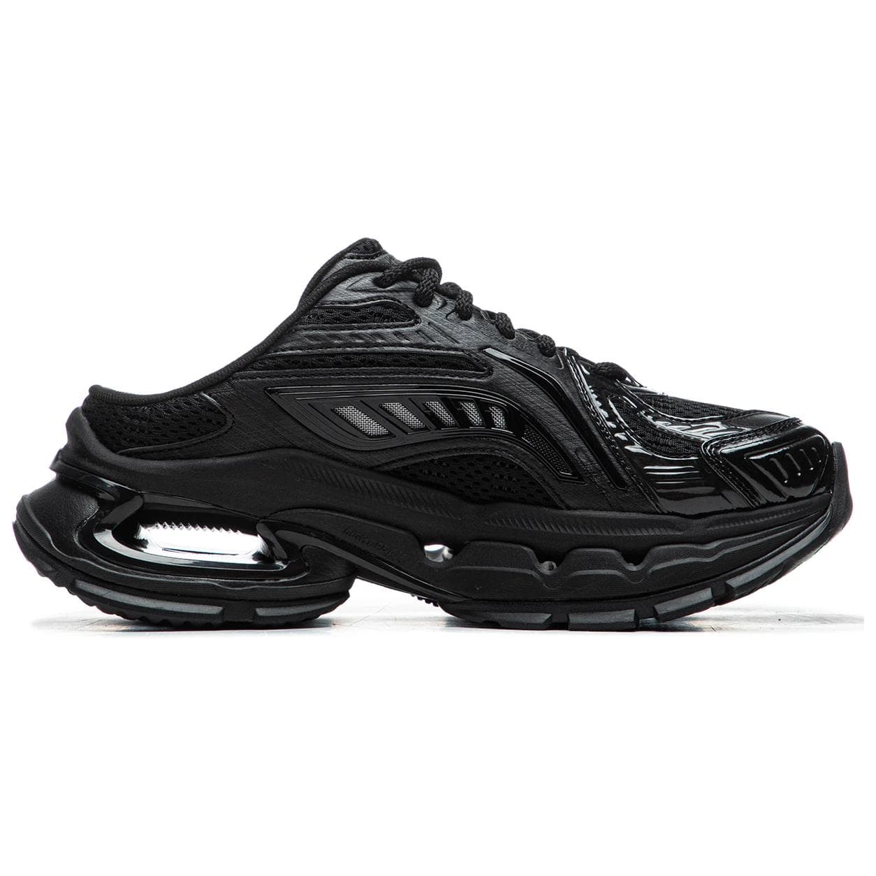 Li Ning Rubber Sole Closed Toe Slippers Black