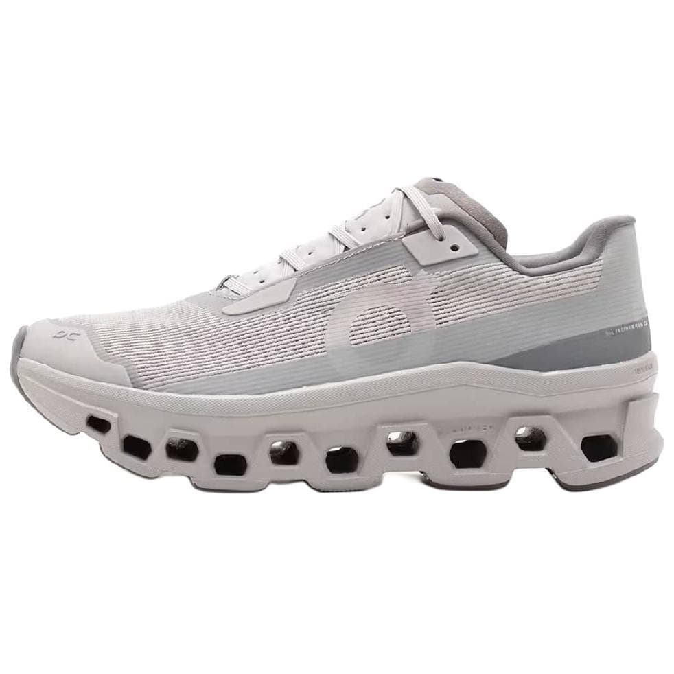 On Cloudmonster Void Soft Comfortable Breathable City Commuting Light Gray