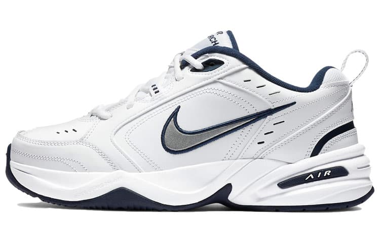 Nike Air Monarch 4 White Navy Chunky Blue White Blue White