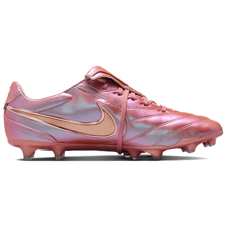 Nike Tiempo Ligera Soccer Metal Red Copper