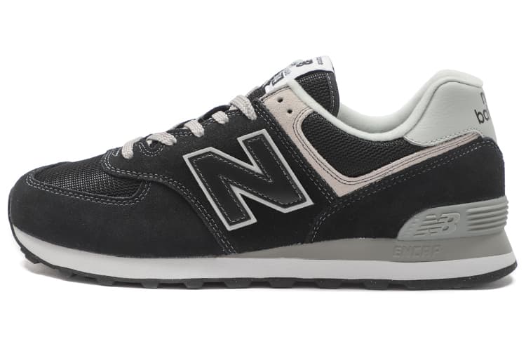 New Balance NB 574 Textile, Split Cow Breathable ENCAP City Commuting Black