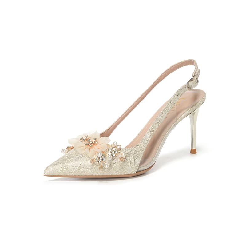 WALIBU Slim Heel Gold