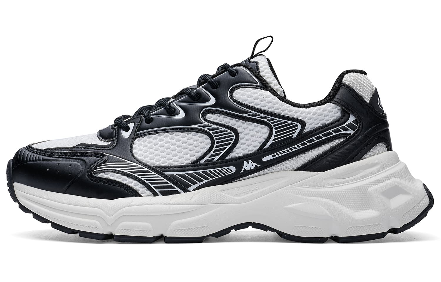 Kappa Resistant, Resistant, Breathable, Height Increasing Black White