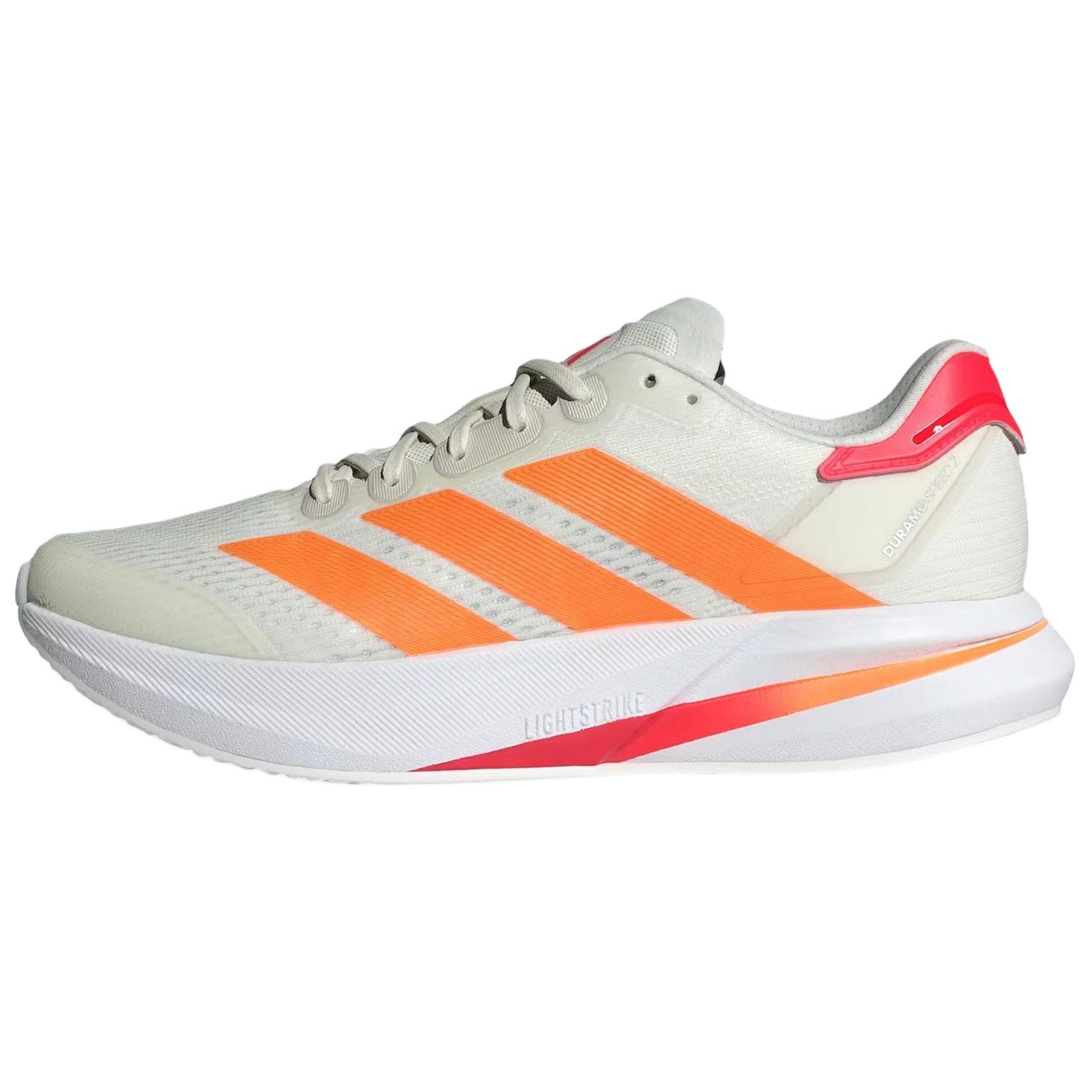 Adidas Duramo Speed 2 Comfortable Breathable Support Lightweight White Orange
