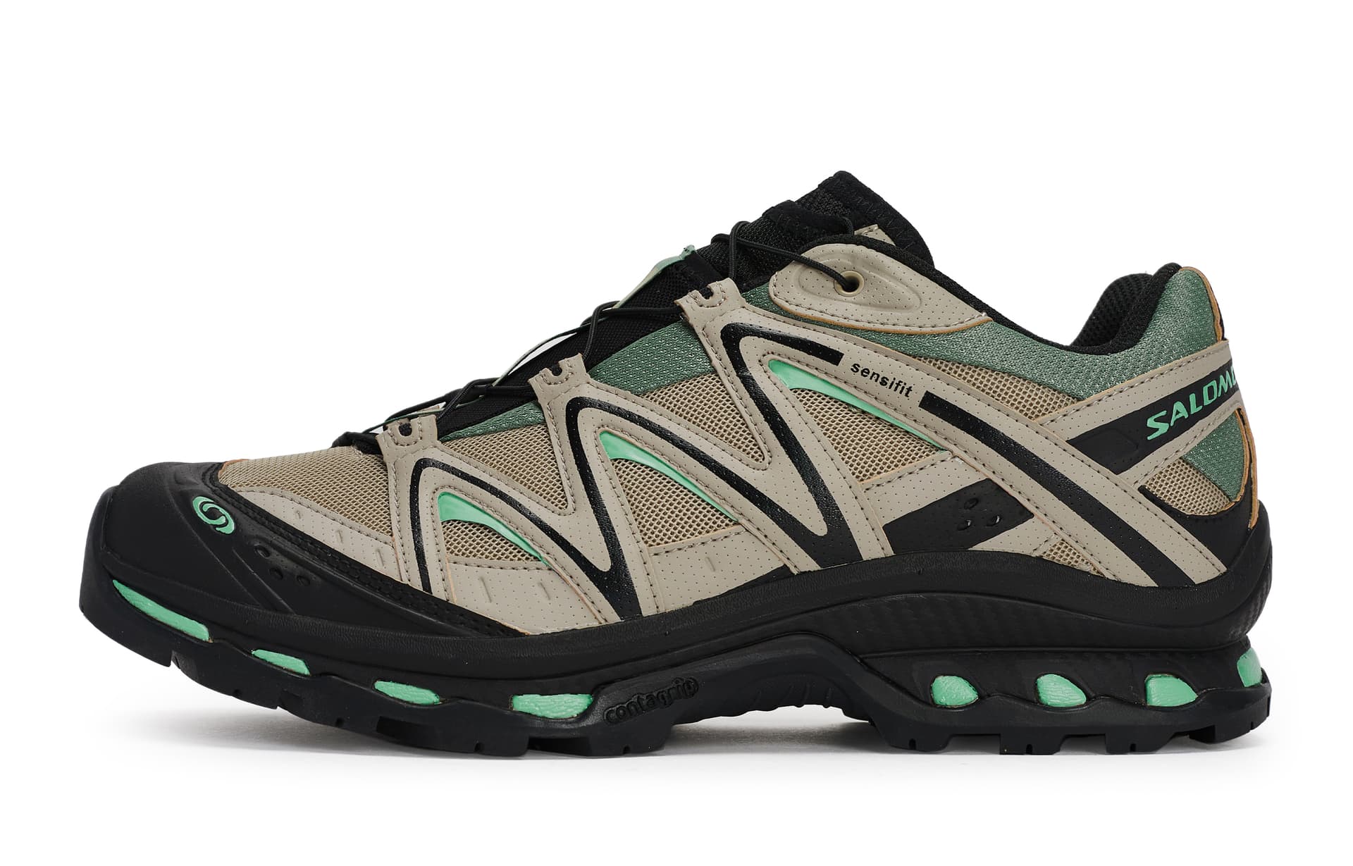 SALOMON XT Quest 811 Manufacturing, Milk Tea Gray Green, Special Shoe Box Outdoor