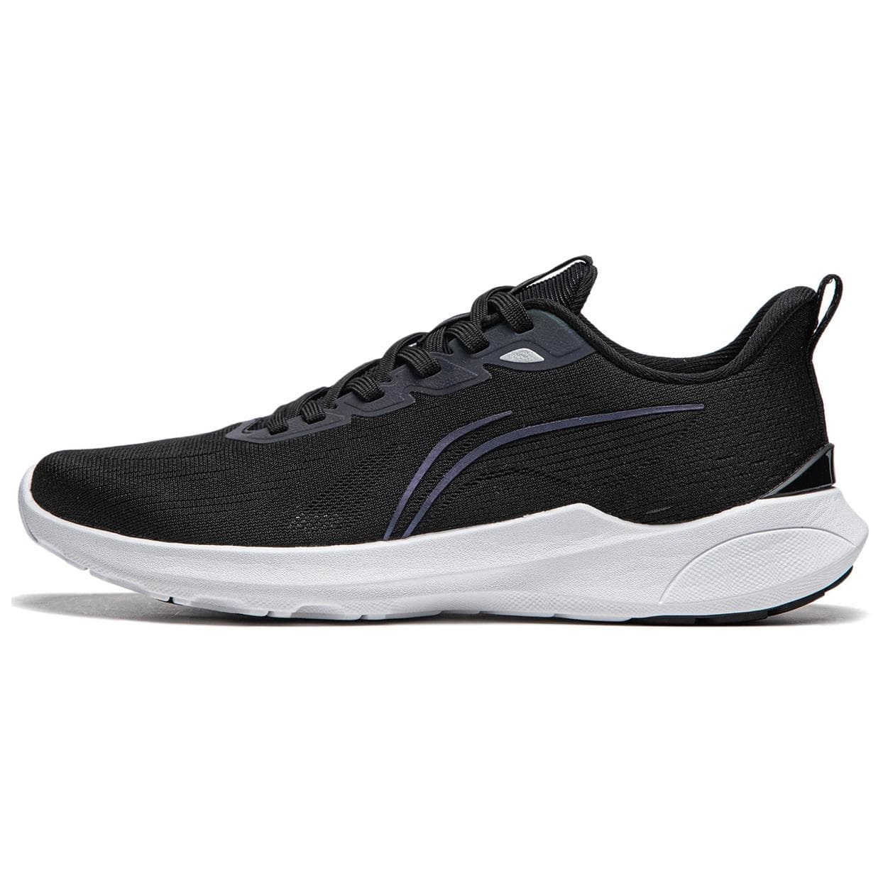 Li Ning Qingyi Comfortable Cushioning, Black White Black White