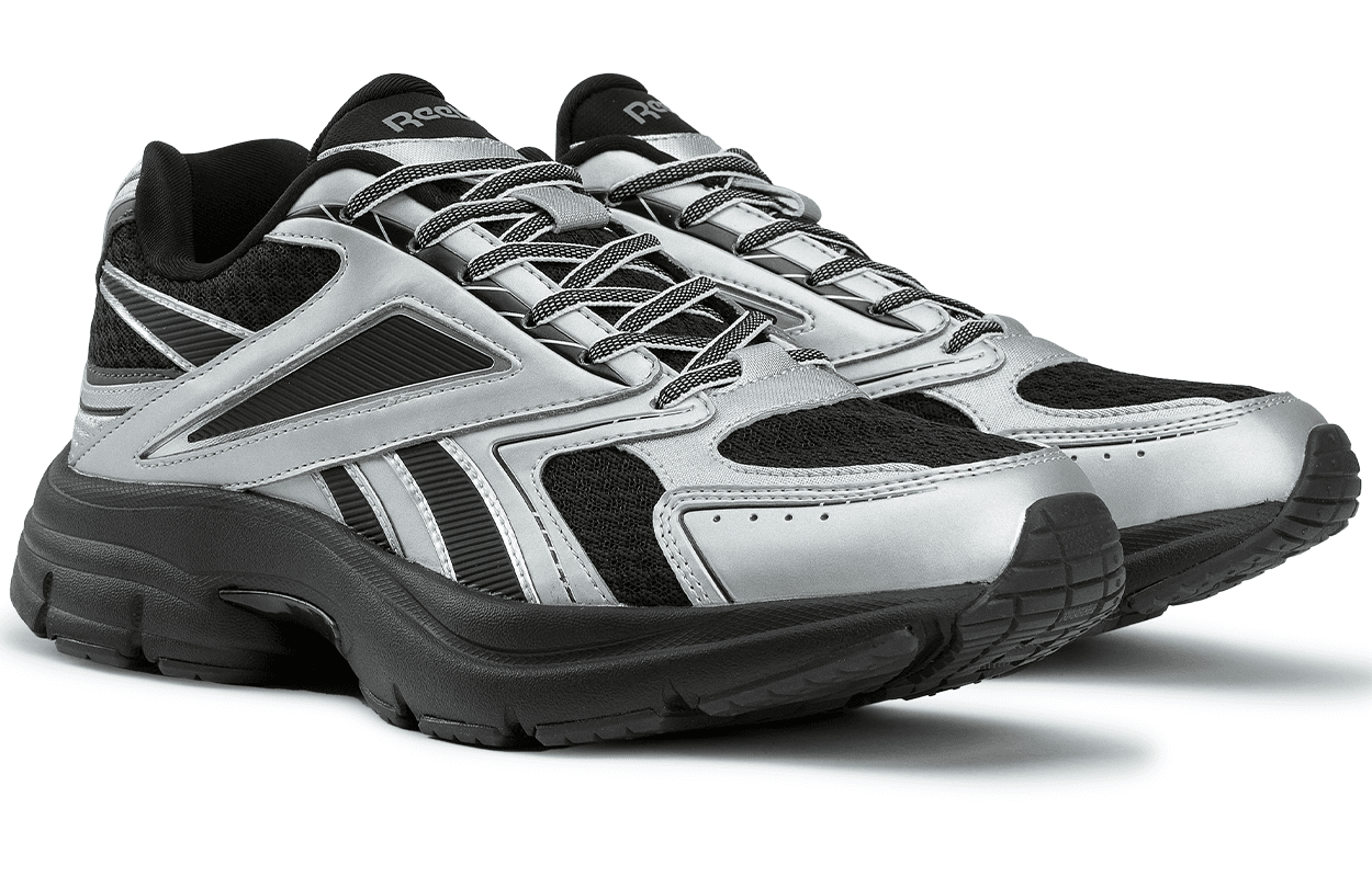 Reebok Black Silver