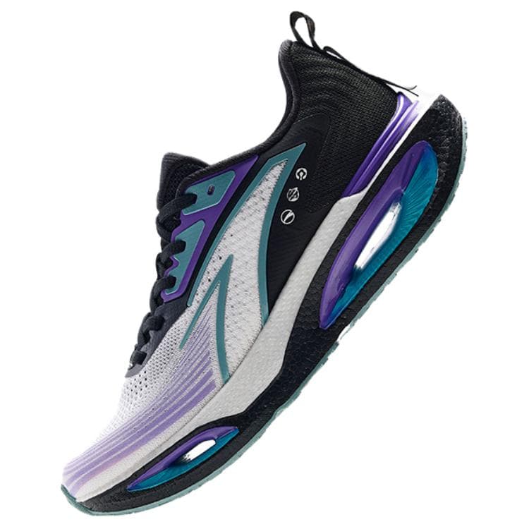 Anta Wormhole Fabric Gray Purple