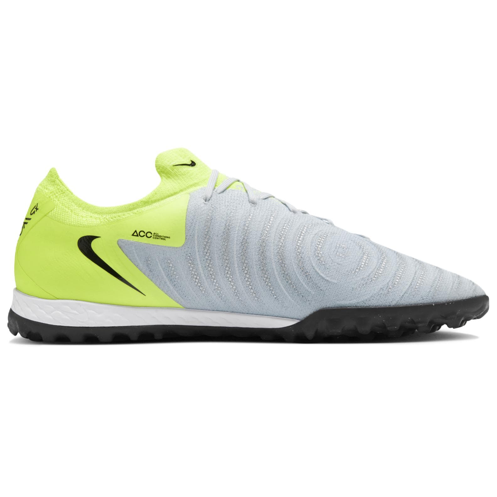 Nike Phantom GX 2 Pro TF Turf Synthetic Soccer Yellow Gray
