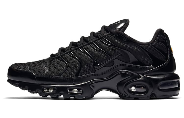 Nike Air Max Plus Vintage Breathable City Commuting Black 38.5