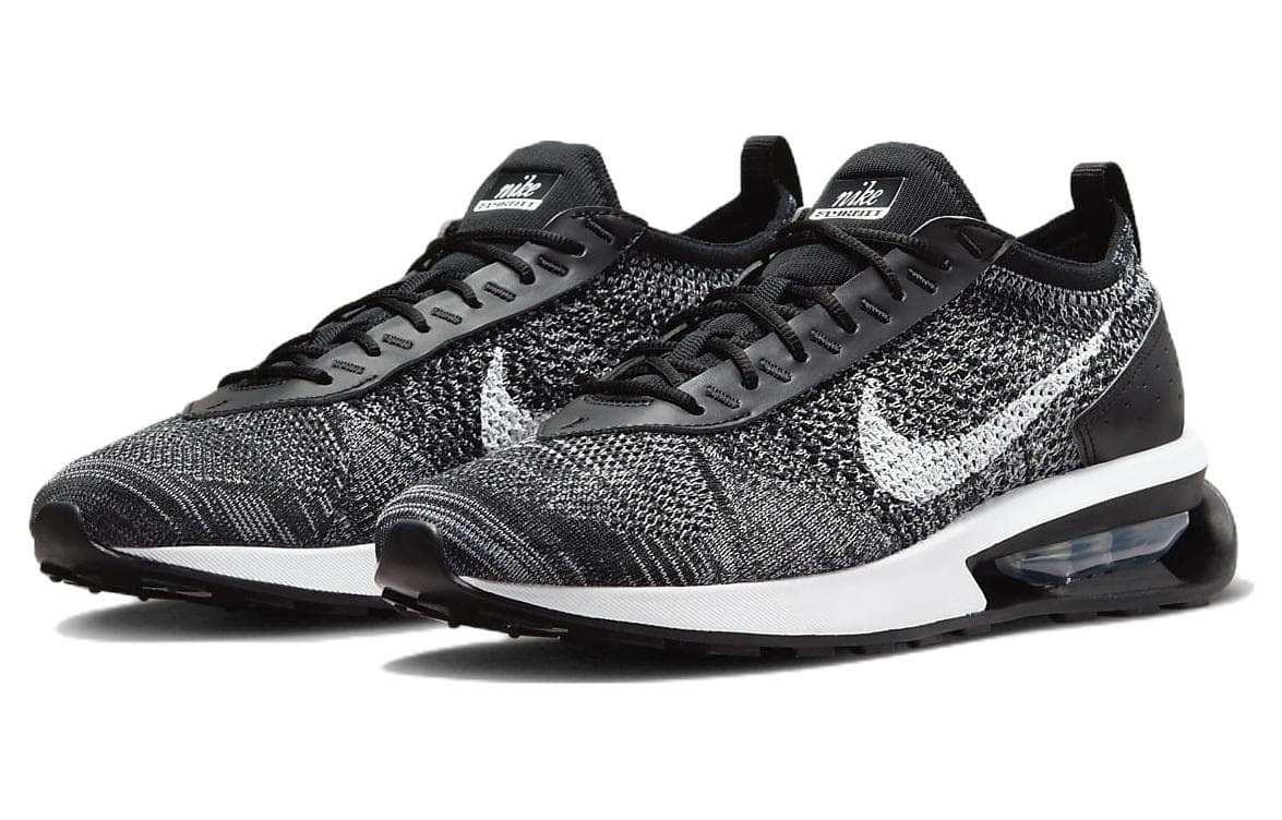 Nike Air Max Flyknit Racer Black White