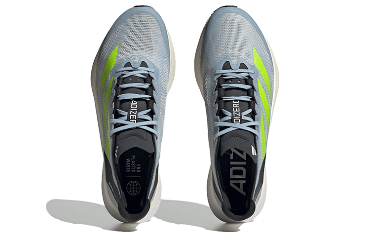 Adizero Boston 12 Adidas 'Wonder Blue Lucid Lemon'