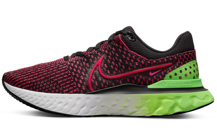 Nike React Infinity Run Flyknit 3 Green Strike Team Red