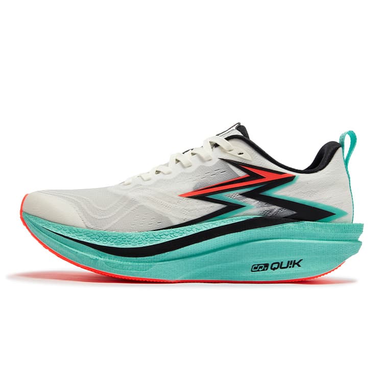 361° Flame 4 MIX Breathable Carbon Plate Marathon Racing White Blue