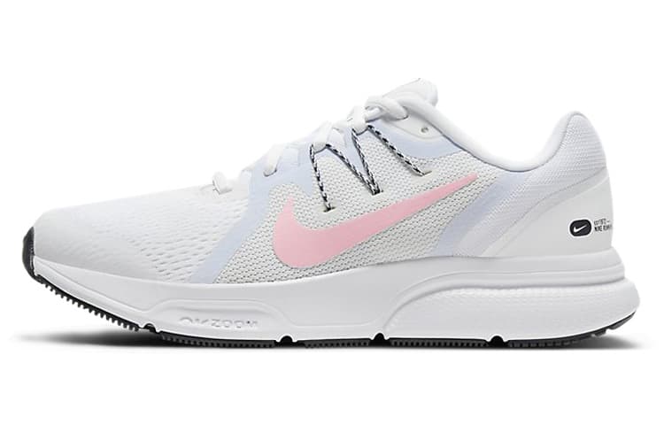 Nike Zoom Span 3 Mesh, Textile SlipResistant AbrasionResistant Lowtop White Pink
