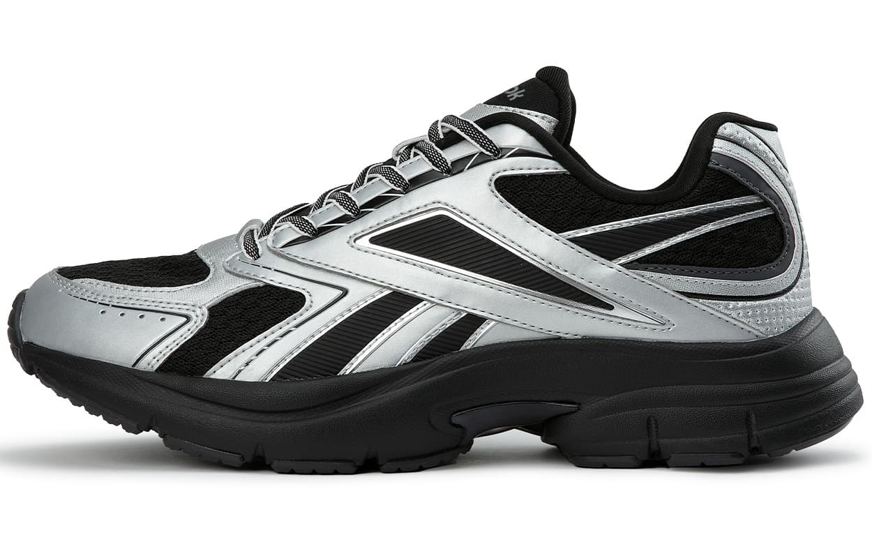 Reebok Black Silver