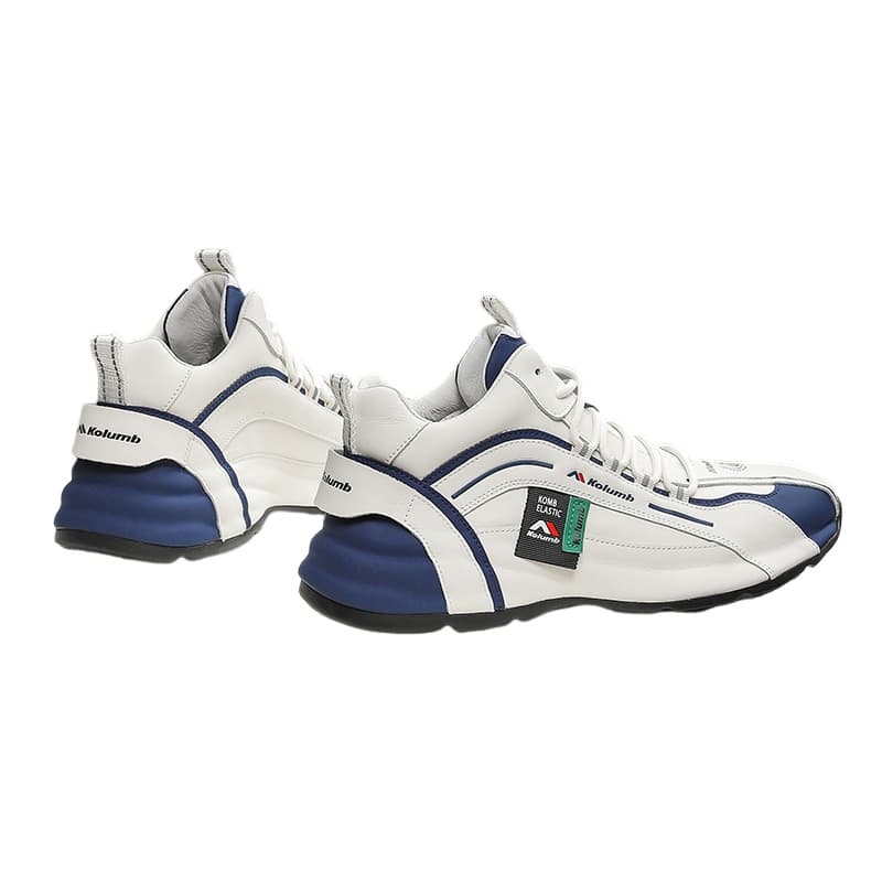 Kolumb Moisture Wicking Support Mid White Blue