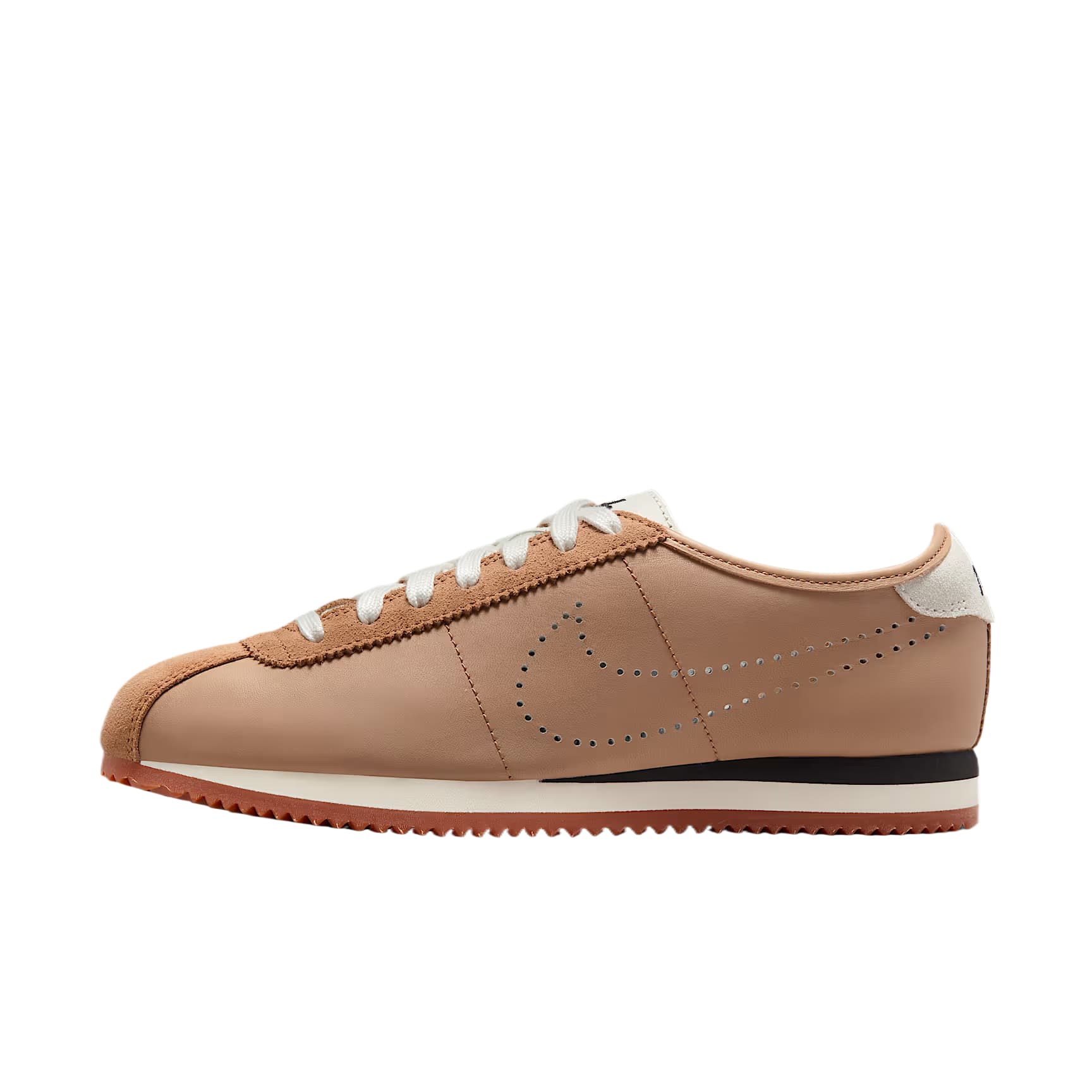 Nike Cortez Pale Shale Sail Perforated Swoosh