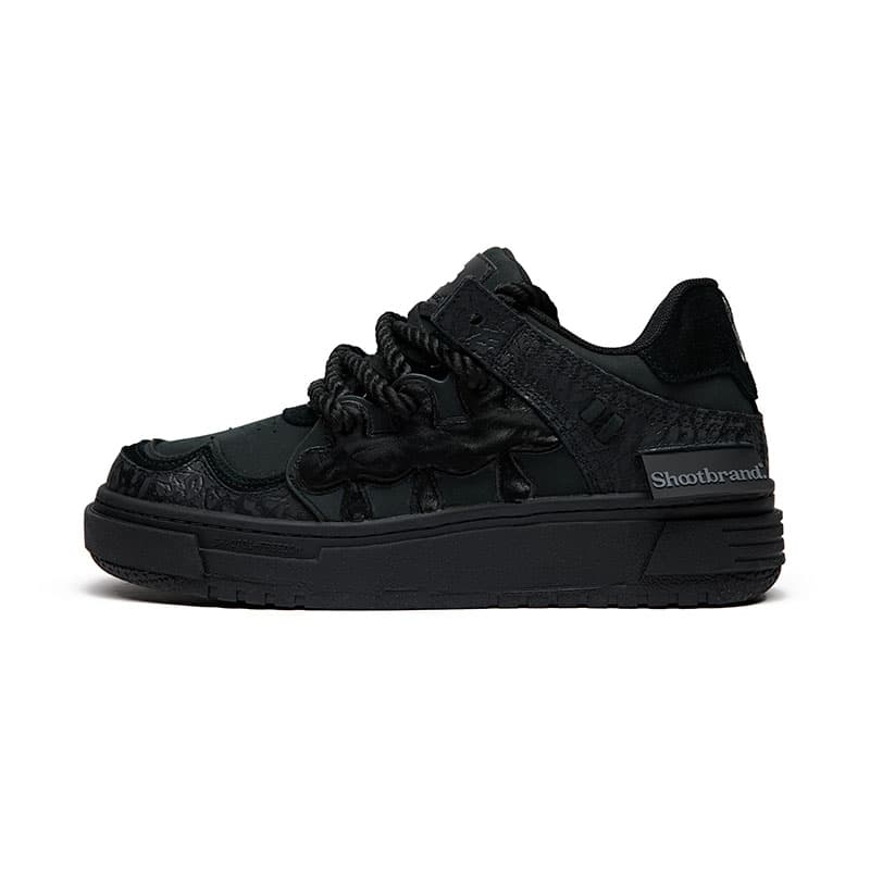 SHOOT BRAND Freedom No.1 Black Warrior SlipResistant, AbrasionResistant, HeightIncreasing Lowtop