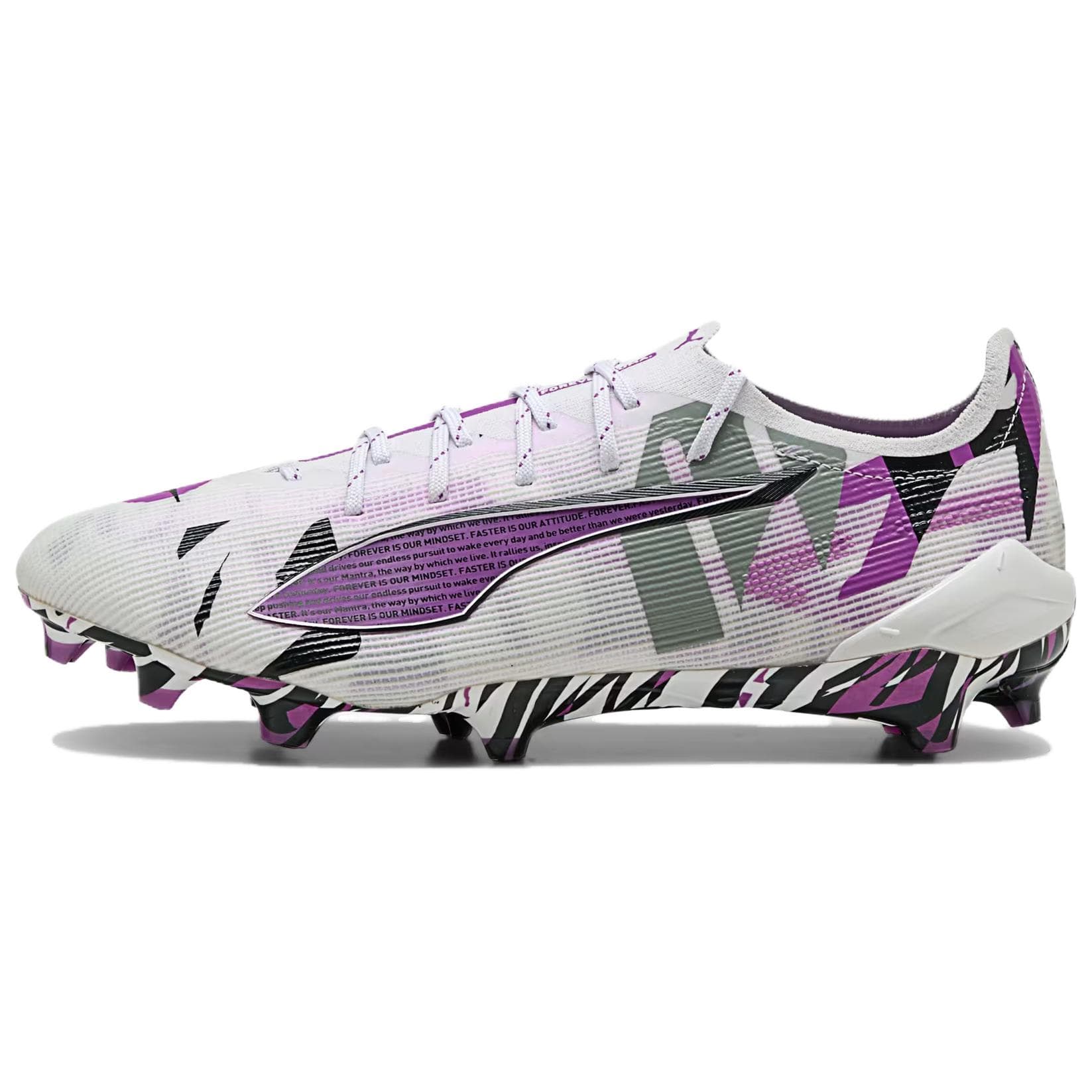 PUMA ULTRA 5 ULTIMATE FG Firm Ground Soccer Gray White