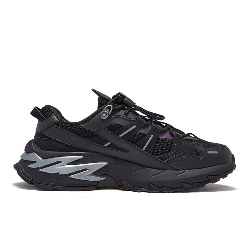 FILA FUSION COMET Xingji Synthetic Leather, Textile Black Blue
