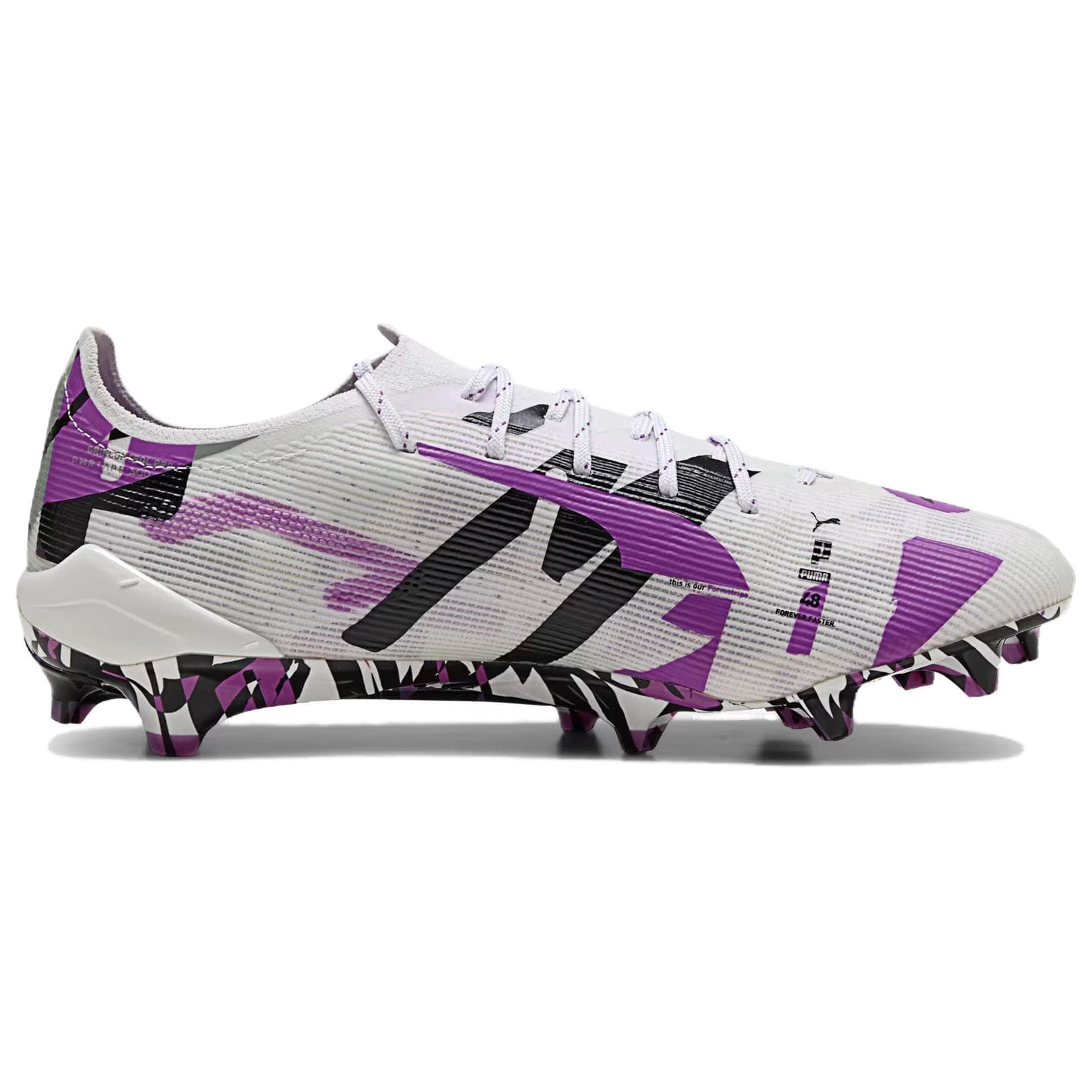 PUMA ULTRA 5 ULTIMATE FG Firm Ground Soccer Gray White