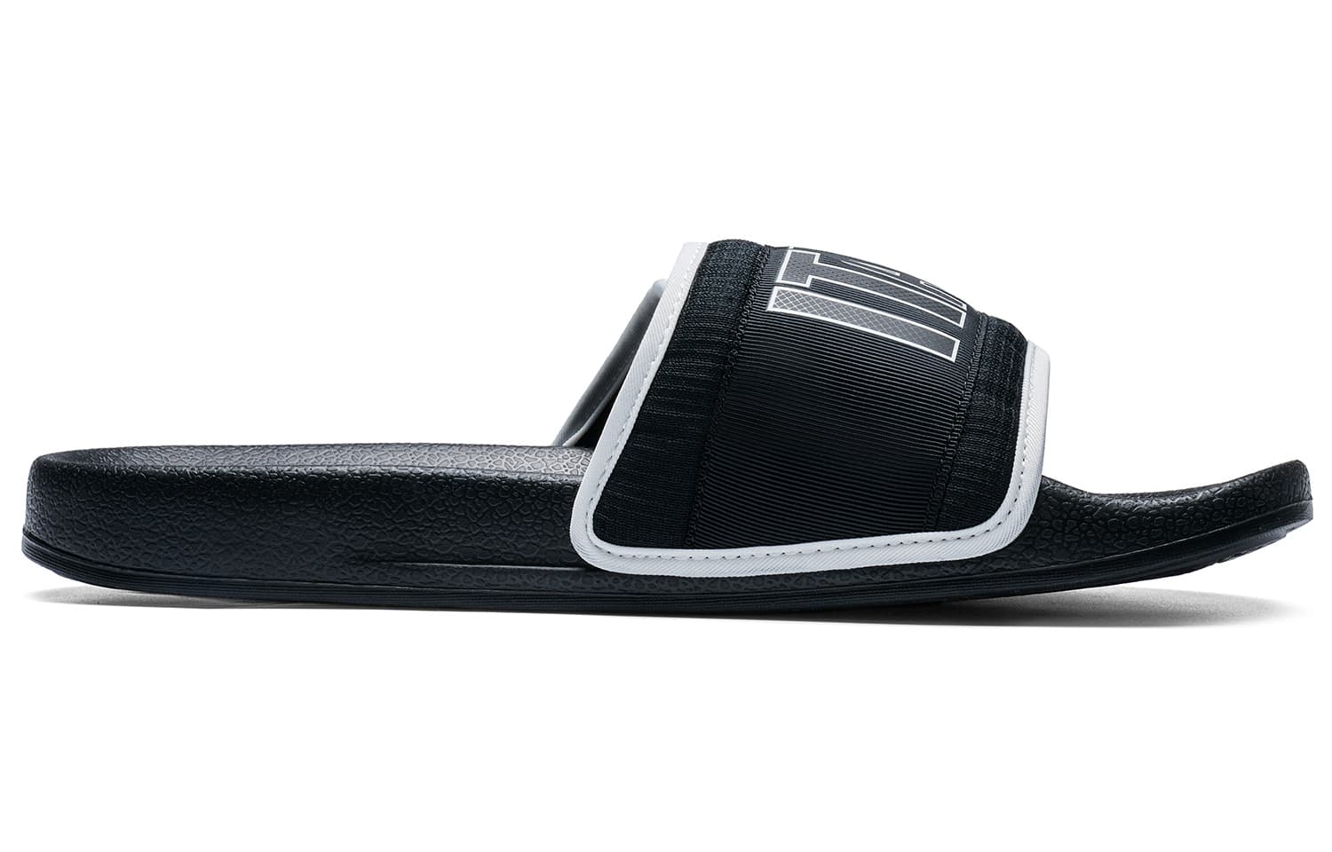 Kappa Slide Slippers Black White