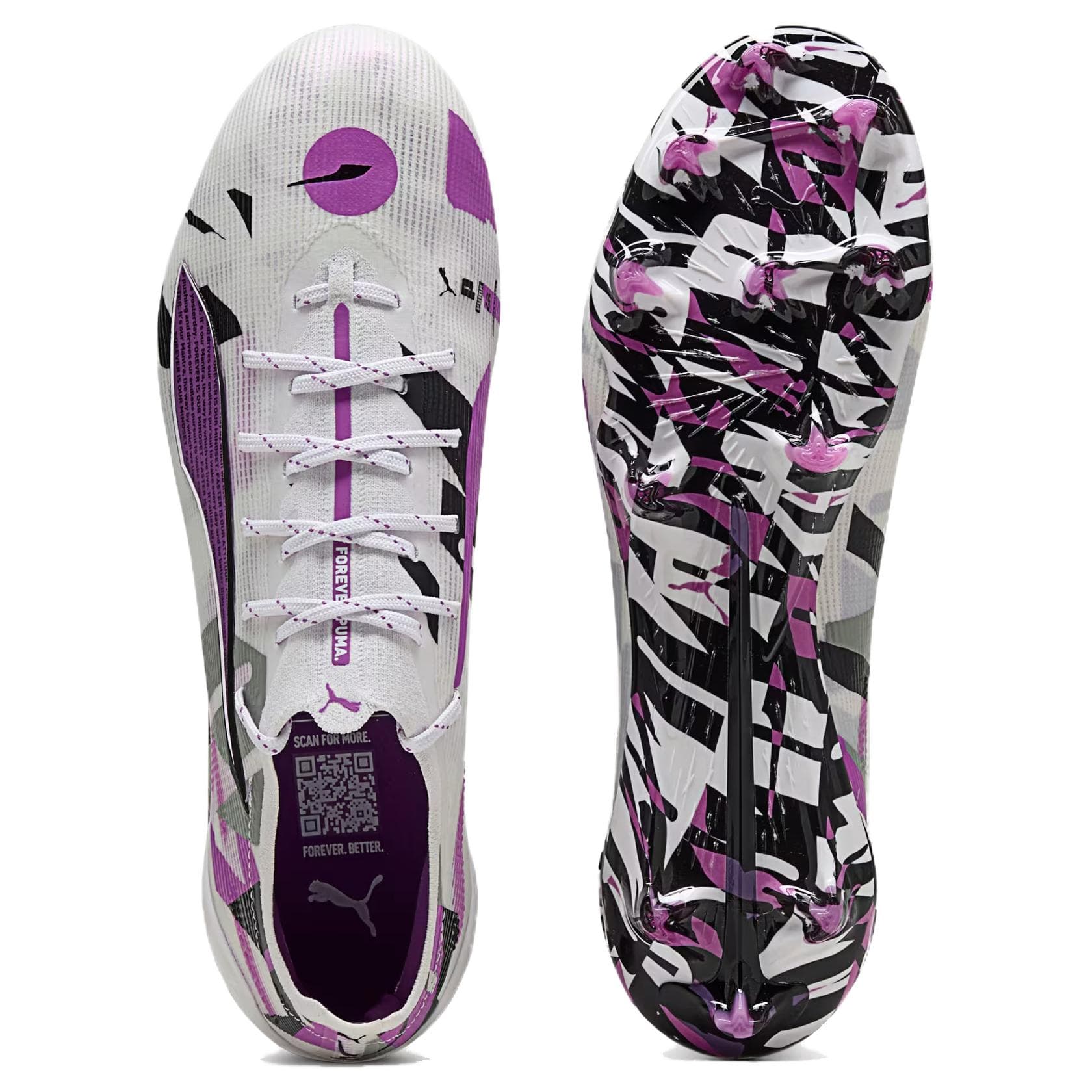 PUMA ULTRA 5 ULTIMATE FG Firm Ground Soccer Gray White