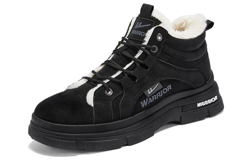 Warrior Fleece Lined Thermal, Trendy Workwear, Resistant, Mid Black