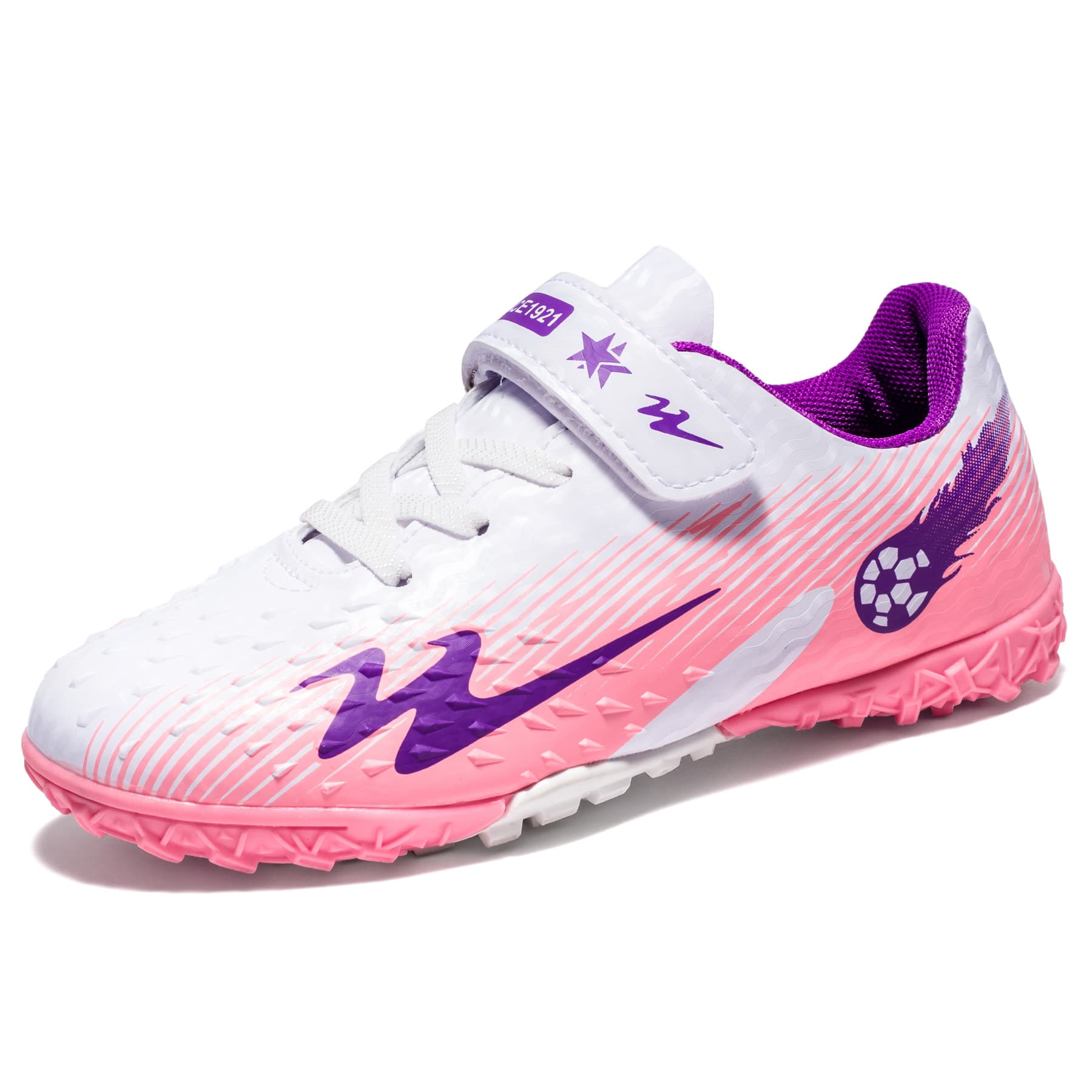 DOUBLE STAR 88 Soccer White Purple Pink