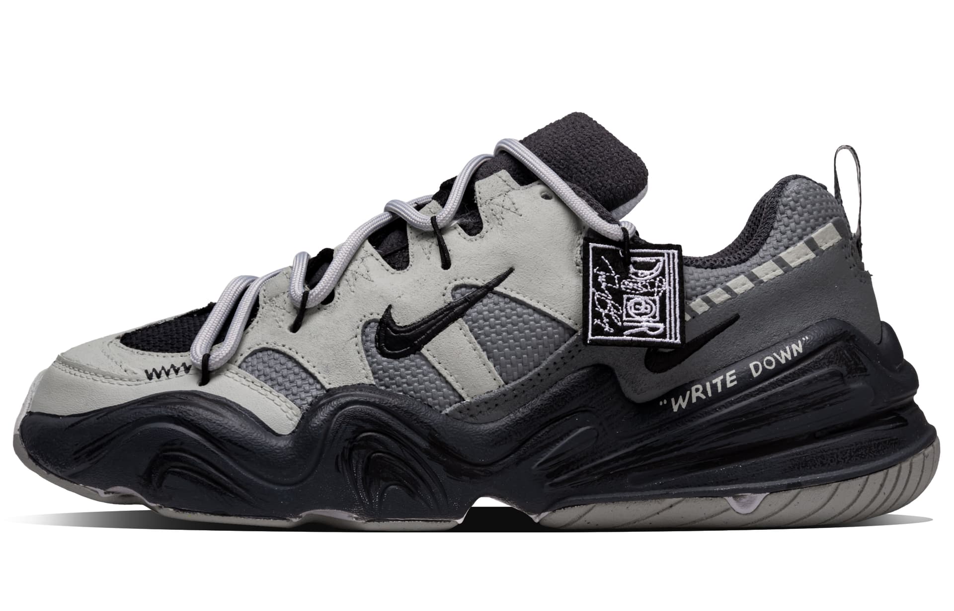 Nike Tech Hera Stone Path Box Suede Black Gray