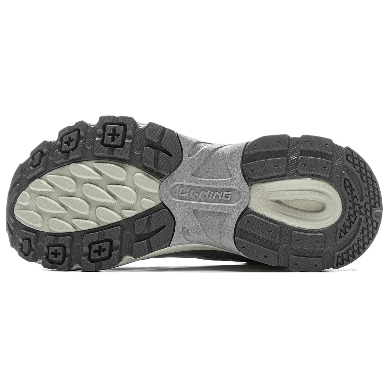 Li Ning Breathable Rebound Silver Gray