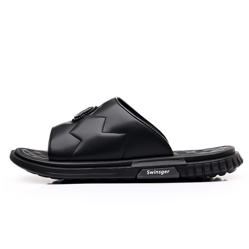 Swinsger Quiet Quiet Slide Slippers Black Black