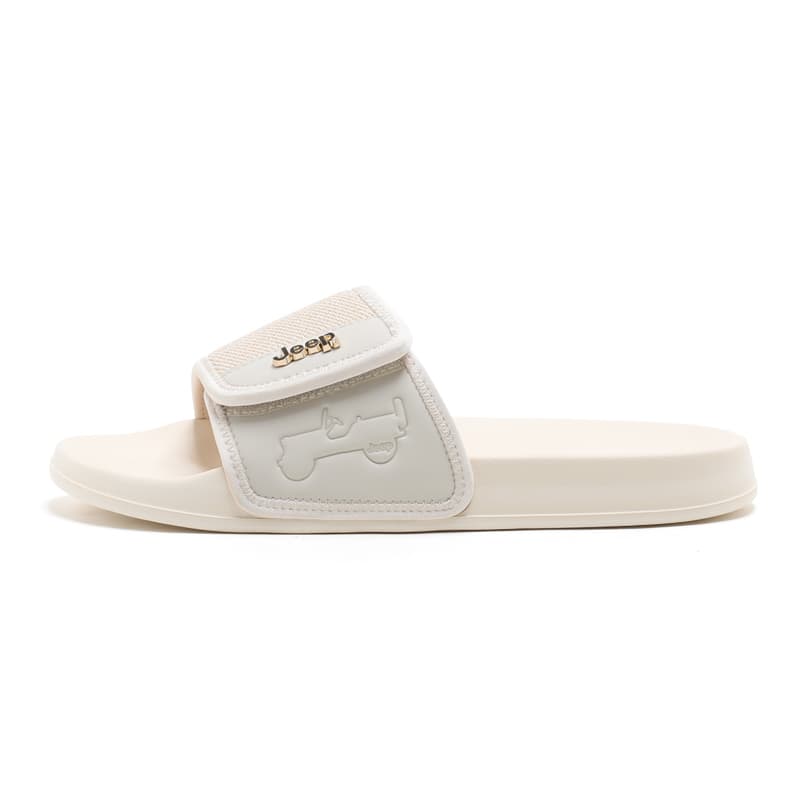 Jeep Slide Slippers Beige Beige