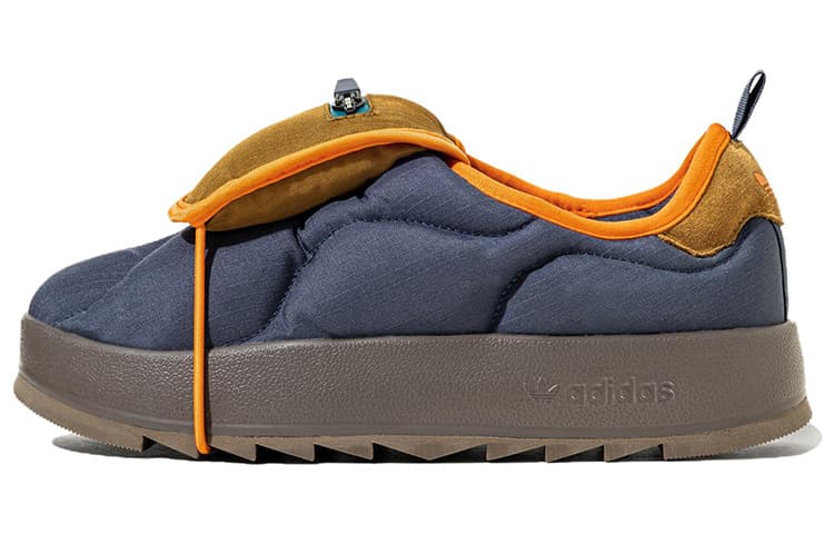 Adidas Originals Puffylette Fabric Brown Blue