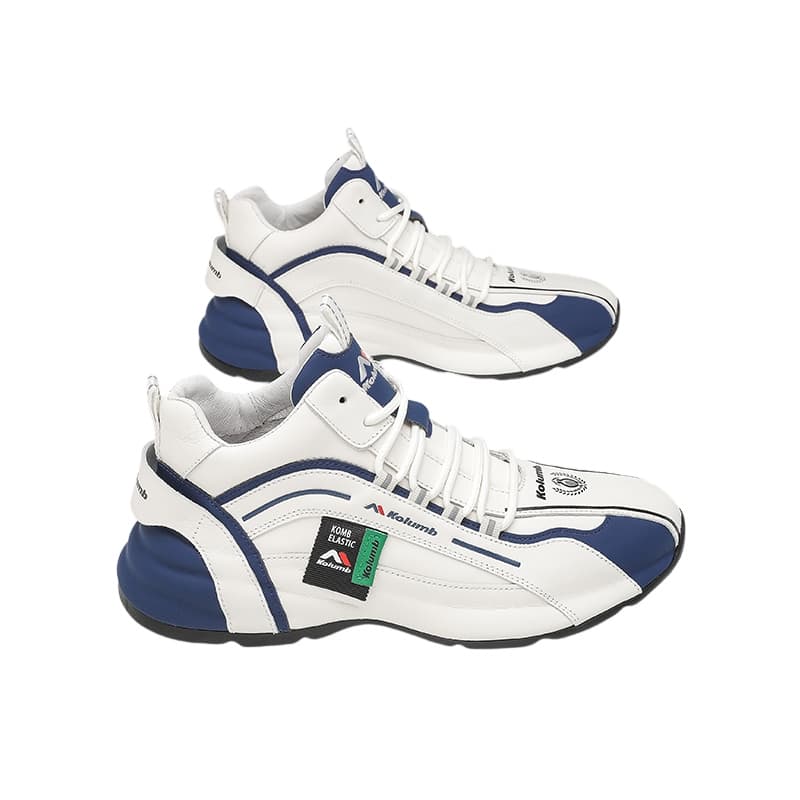 Kolumb Moisture Wicking Support Mid White Blue