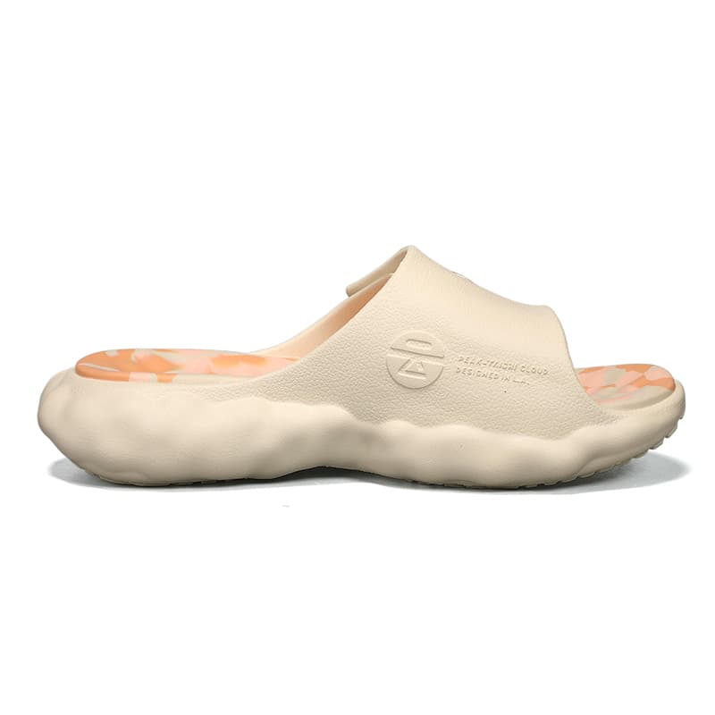 PEAK Taichi Cloud Slide Slippers Khaki Orange