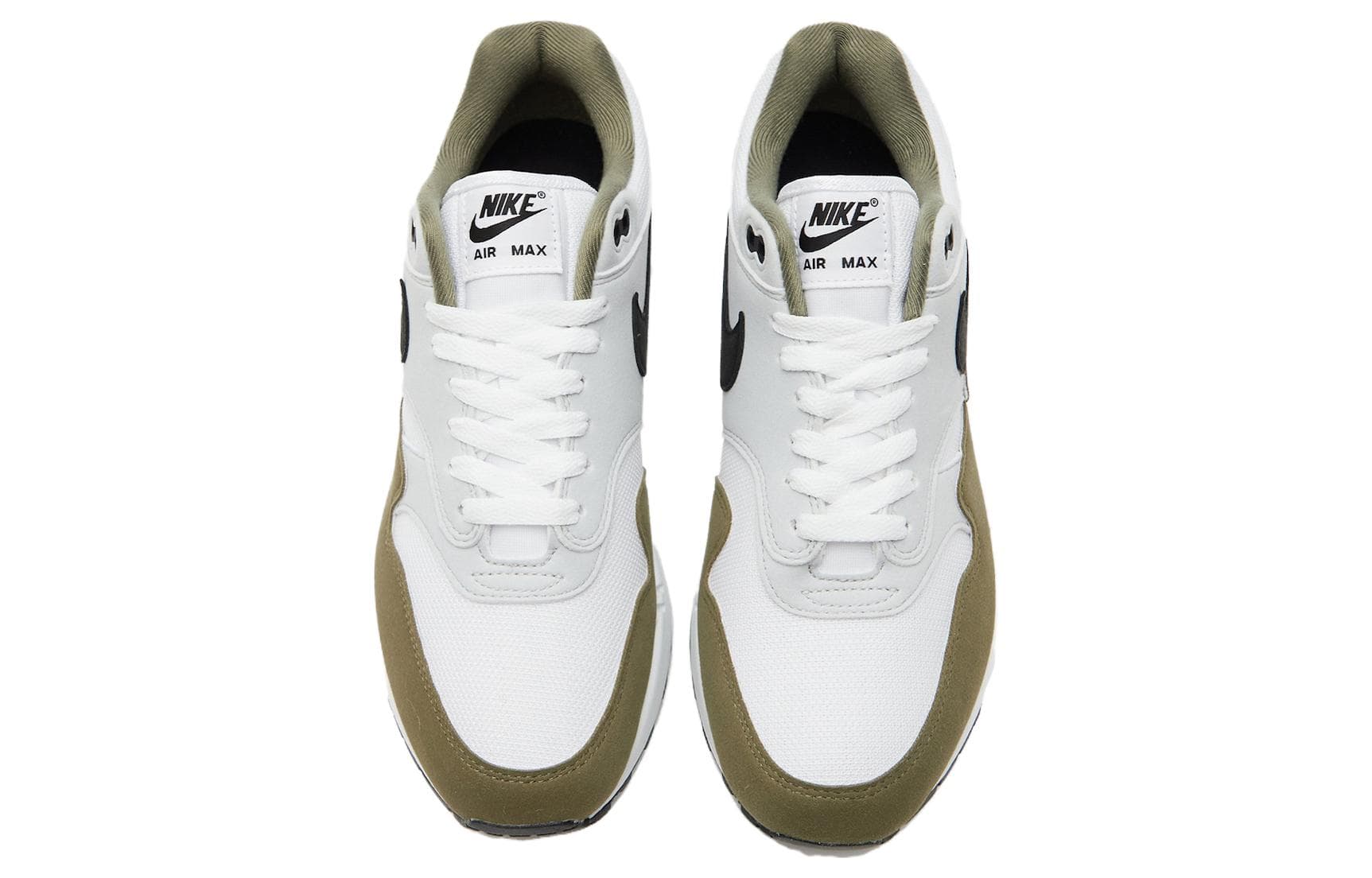 Nike Air Max 1 White Black Medium Olive