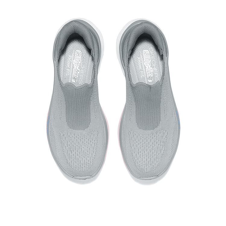 Skechers D'Lux Vapor Breathable Gray Pink