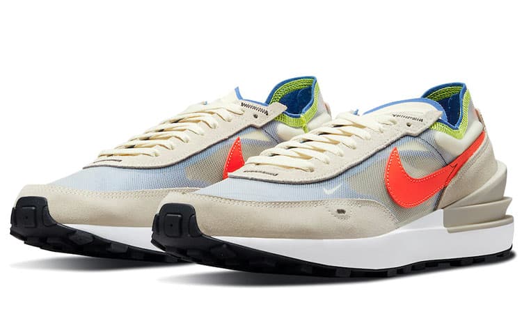 Nike Waffle One Coconut Milk Crimson Royal