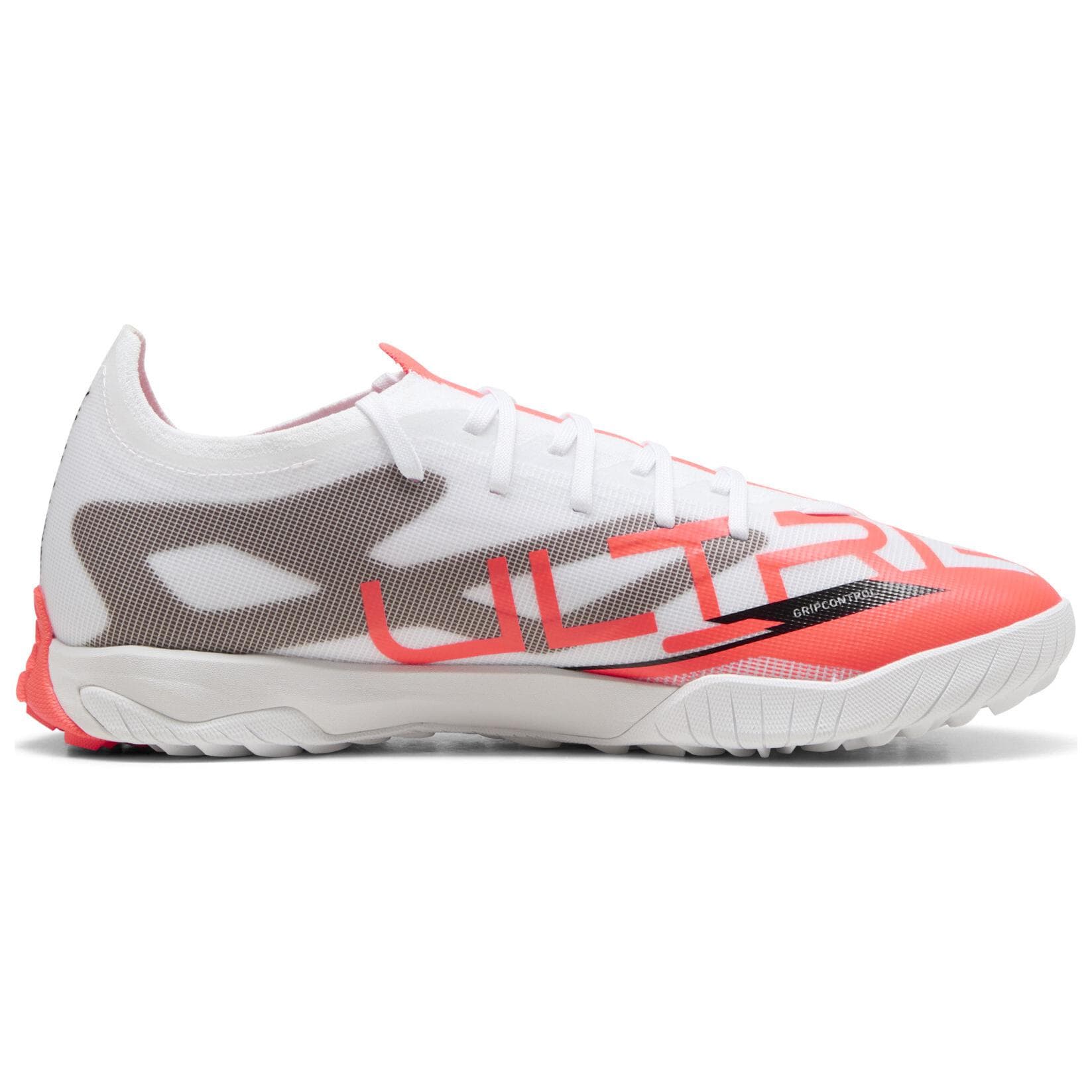 PUMA Ultra 5 Match TT (Turf) Soccer White Black Red