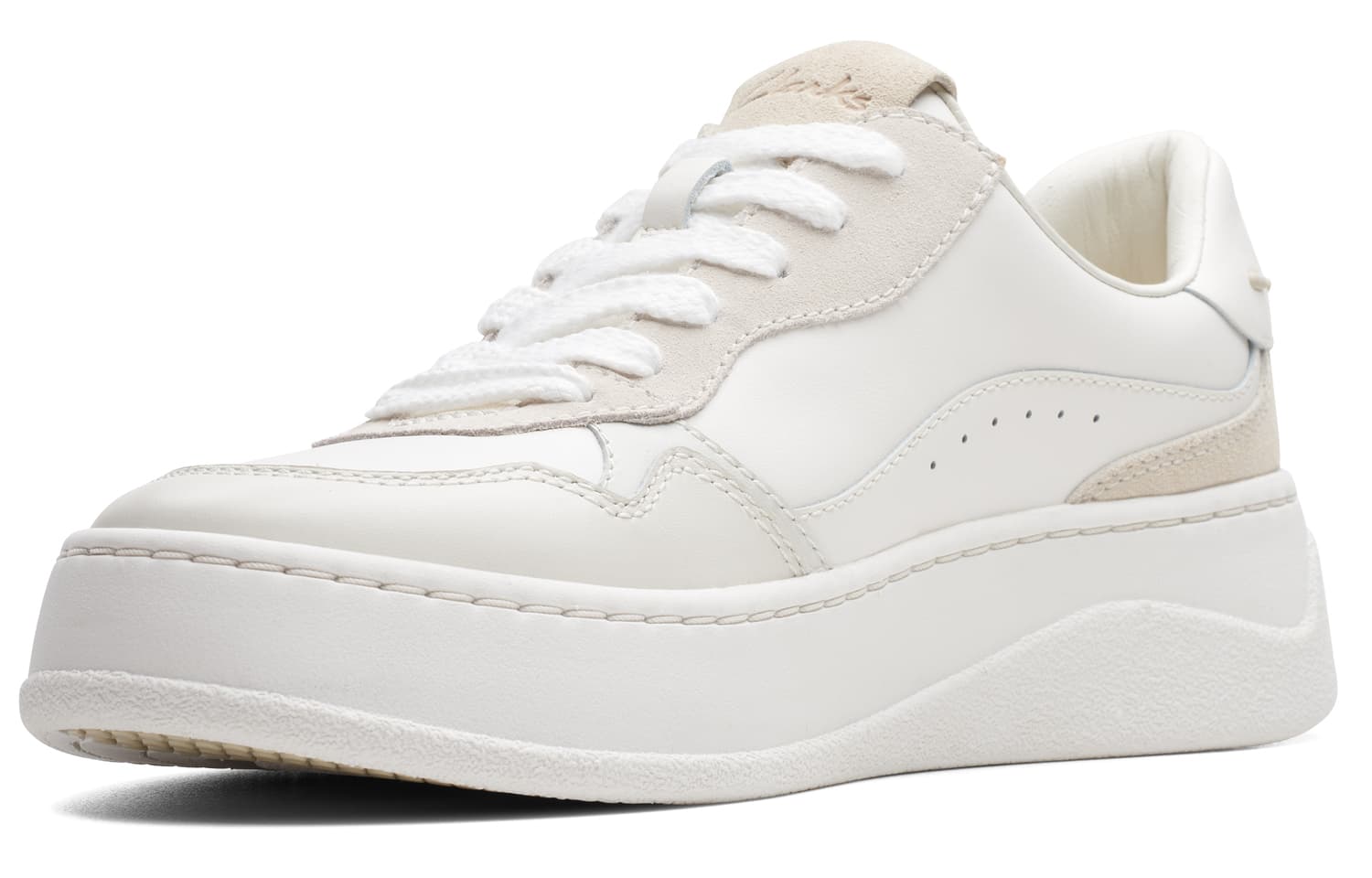 Clarks Lightweight Collection White