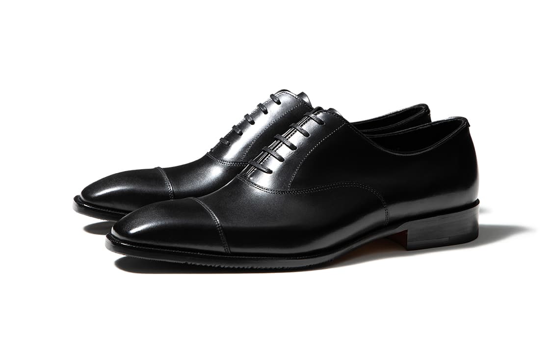 TRUFFAUT Genuine High End Oxford Grain Cow Dress Black