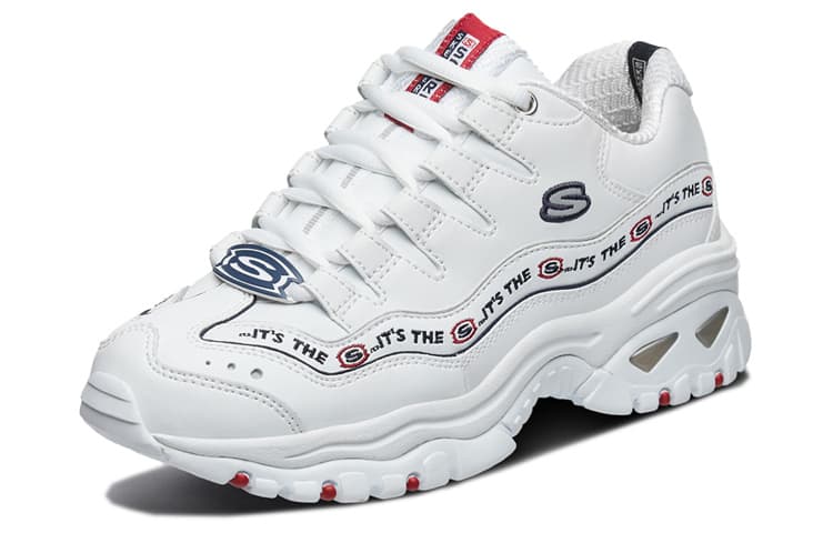 Skechers Energy Fabric Height Increasing Height Increasing White
