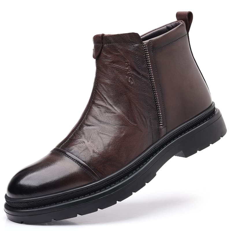 BANGQIAO Ankle Black Brown